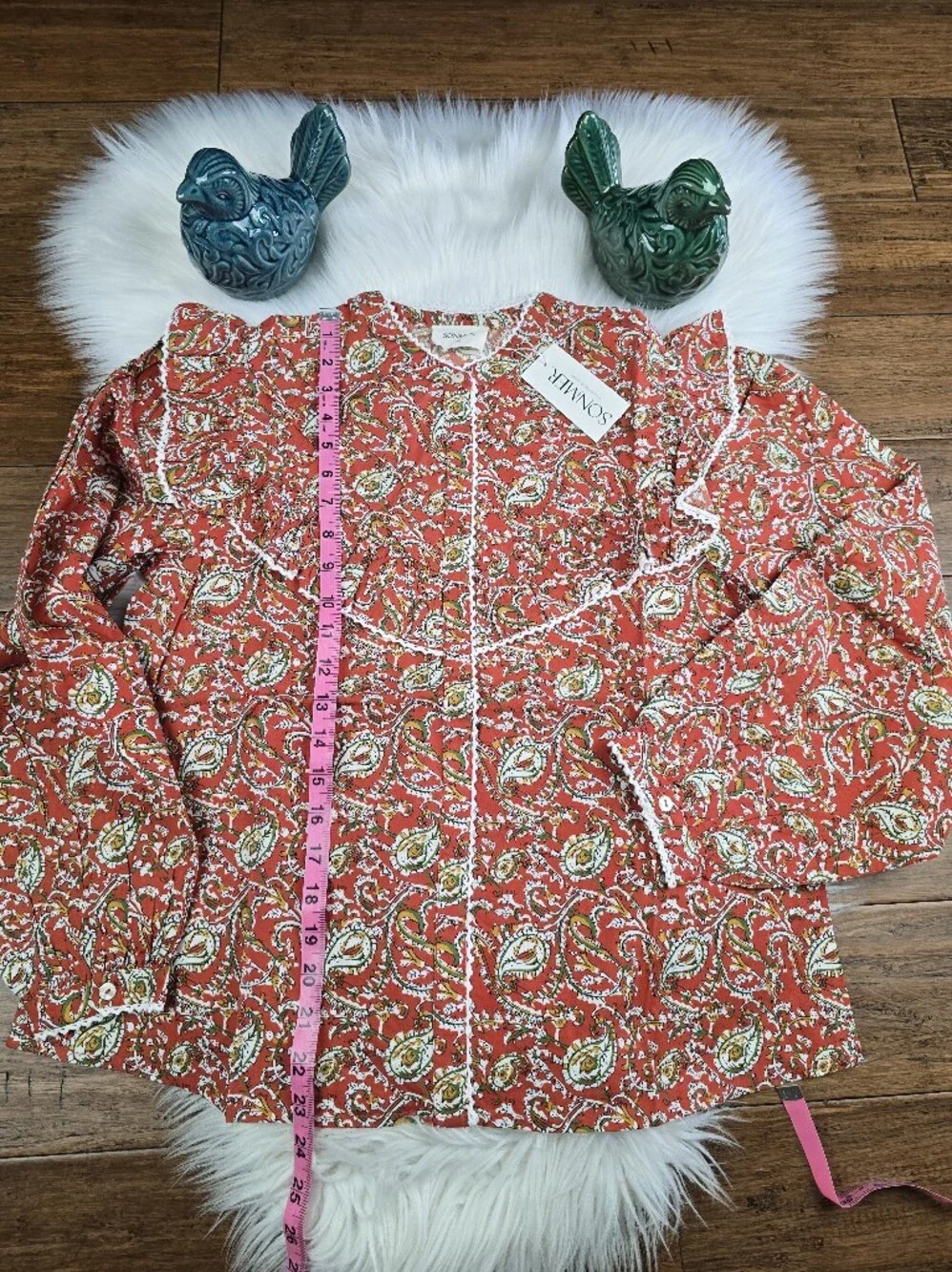 Sonmer Dorthy Blouse Terracotta Medium
